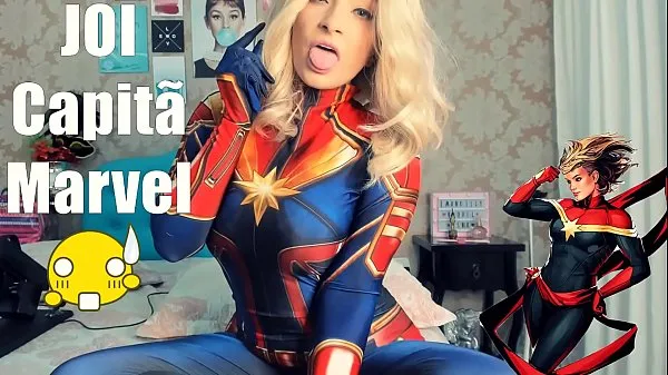 Mostra Joi Portugues Capita Marvel Cosplay MACCHINA DEL SESSO, rendendo la gola profonda di Boquete che si vanta nei seni e che gode nel culo AMAZING JOI miei Clip