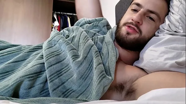 Pokaż Straight roommate invites you to bed for a nap - hairy chested stud - uncut cock - alpha malemoje klipy