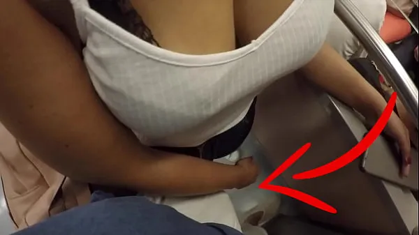Unknown Blonde Milf with Big Tits Started Touching My Dick in Subway ! That's called Clothed Sex내 클립 표시