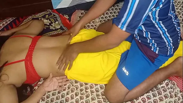 Vis Young Boy Fucked His Friend's step Mother After Massage! Full HD video in clear Hindi voice mine klip