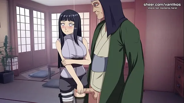 Mostra Naruto: Allenatore Kunoichi | La giovane donna tettona Hinata Hyuga si masturba il cazzo del vecchio per dimostrare che è una vera shinobi | I miei momenti di gioco più sexy | Parte 1 miei Clip