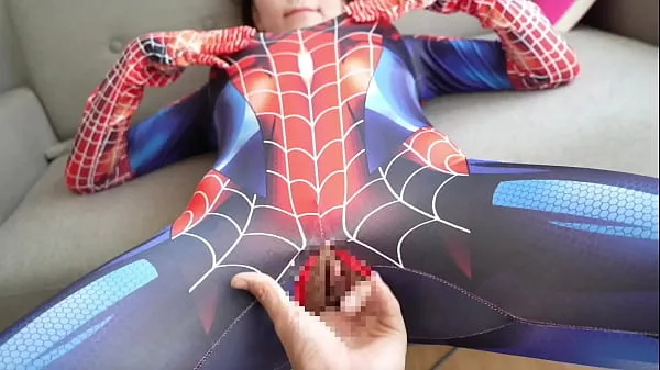 Show Pov】Spider-Man got handjob! Embarrassing situation made her even hornier my Clips